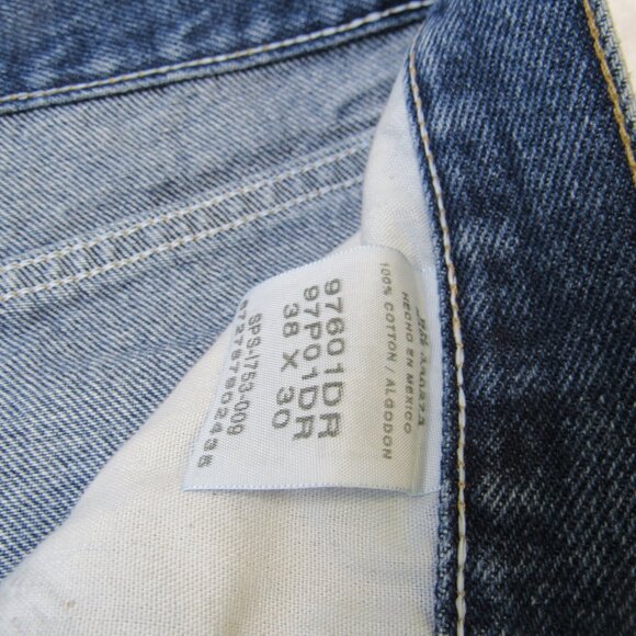 Wrangler Jeans Men Size 38 X 30 Blue Authentic Western  Denim Comfort 9760/DR Go - Picture 7 of 13